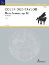 3つのカメオ・Op.56（サミュエル・コールリッジ＝テイラー）（ピアノ）【Three Cameos Op. 56】