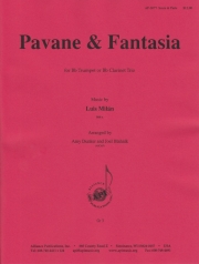 パヴァーヌ＆ファンタジア（ルイス・ミラン）（トランペット三重奏）【Pavane & Fantasia】