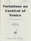 ヴェニスの謝肉祭による変奏曲（ジョン・ハルトマン）（トランペット+ピアノ）【Variations on Carnival of Venice】