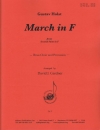 行進曲「第二組曲・ヘ長調」より（グスターヴ・ホルスト）（金管九重奏+打楽器）【March in F from Second Suite in F】