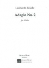アダージョ・No.2（レオナルド・バラダ）（ヴァイオリン）【Adagio No. 2】