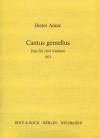 2つの歌（ディーター・アッカー）（ヴァイオリン二重奏）【Cantus Gemellus】
