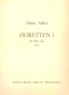 フィオレット・No.1（ディーター・アッカー）（フルート）【Fioretten I】
