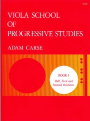 段階的なヴィオラ練習曲・Book.3（アダム・カース）（ヴィオラ）【Viola School of Progressive Studies. Book 3】