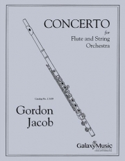 協奏曲（ゴードン・ジェイコブ）（フルート+ピアノ）【Concerto】