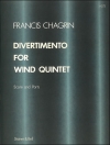 ディベルティメント（フランシス・シャグラン）（木管五重奏）【Divertimento】