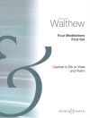 4つの瞑想曲（リチャード・ウォルシュー）（クラリネット+ピアノ）【Four Meditations, First Set】