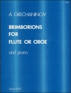ブリンボリオン（アレクサンドル・グレチャニノフ）（オーボエ+ピアノ）【Brimborions】