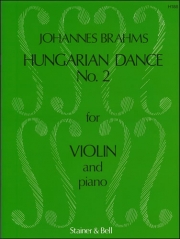 ハンガリー舞曲第2番（ヨハネス・ブラームス）（ヴァイオリン+ピアノ）【Hungarian Dance No. 2】