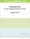 サラバンダ（ジョゼフ・トゥリン）（マレット+ピアノ）【Zarabanda】