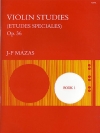 ヴァイオリン練習・Op.36・Book.1（ジャック＝フェロル・マザ）（ヴァイオリン）【Violin Studies, Op. 36. Book 1】