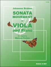 ソナタ・ムーブメント（ヨハネス・ブラームス）（ヴィオラ+ピアノ）【Sonata Movement (Sonatensatz, 1853) 】