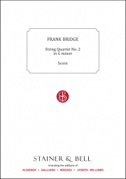弦楽四重奏曲・No.2・ト短調（フランク・ブリッジ）（弦楽四重奏）【String Quartet No. 2 in G Minor】