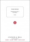 弦楽四重奏曲・No.2・ト短調（フランク・ブリッジ）（弦楽四重奏）【String Quartet No. 2 in G Minor】