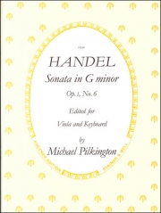 ソナタ・ト短調・Op.1・No.6（ヘンデル）（ヴィオラ+ピアノ）【Sonata in G Minor, Op. 1, No. 6】