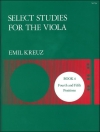 厳選された練習曲・Book.4（エミール・クロイツ）（ヴィオラ）【Select Studies. Book 4】