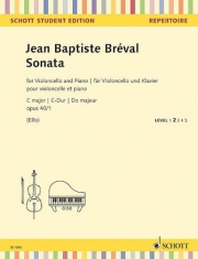 ソナタ・ハ長調・Op.40・No.1（ジャン・バティスト・ブレヴァル）（チェロ+ピアノ）【Sonata in C Major Op. 40, No. 1】