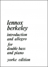 序奏とアレグロ（レノックス・バークリー）（ストリングベース+ピアノ）【Introduction and Allegro】