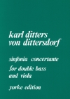 協奏交響曲（カール・ディッタース・フォン・ディッタースドルフ）（弦楽二重奏）【Sinfonia Concertante】