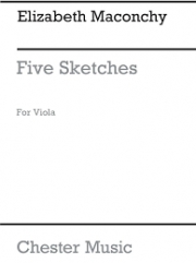 5つのスケッチ（エリザベス・マコンキー）（ヴィオラ）【Five Sketches】