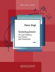 弦楽五重奏曲（ハンス・フォークト）（弦楽五重奏）【Streichquintett】