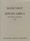 抒情的なソナタ（ハンス・フォークト）（ヴァイオリン+ピアノ）【Sonata lirica】