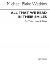 All That We Read In Their Smiles（マイケル・ブレイク・ワトキンス）（ホルン+ピアノ）