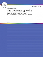 ヨーテボリ・ワルツ（ジュリアン・ジェイコブソン）（チェロ+ピアノ）【Gothenburg Waltz WI 1】