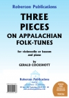 3つのアパラチアの民謡（ジェラルド・コクショット）（チェロ+ピアノ）【Three Pieces Appalachian Folk Tunes】