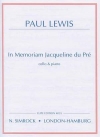 ジャクリーヌ・デュ・プレを悼んで（ポール・ルイス）（チェロ+ピアノ）【In Memoriam Jacqueline du Pré】