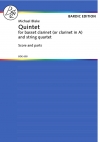 クラリネット五重奏曲（マイケル・ブレイク）（バセットクラリネット+弦楽四重奏）【Clarinet Quintet】