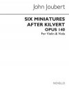 キルバート後の6つの小品・Op.140（ジョン・ジュベール）（弦楽二重奏）【Six Miniatures After Kilvert Op.140】