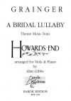 ブライダル・ララバイ（パーシー・グレインジャー）（ヴィオラ+ピアノ）【A Bridal Lullaby】
