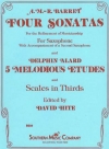 4つのソナタと5つの旋律的練習曲（デルファン・アラール）（アルトサックス）【Four Sonatas & Five Melodious Studies】
