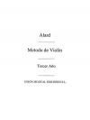 ヴァイオリン教本・Vol.3（デルファン・アラール）（ヴァイオリン）【Metodo Violin Volume 3】