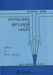 ヴァイオリンの研究・Vol.1（アントニオ・アリアス）（ヴァイオリン）【Antología de Estudios para Violín Vol. 1】
