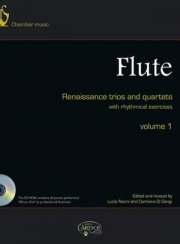 ルネサンス三重奏＆四重奏曲集・Vol.1（フルート三～四重奏）【Renaissance Trios and Quartets Vol.1】