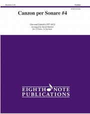 カンツォーナ・ペル・ソナーレ・第4番（ジョヴァンニ・ガブリエーリ）（木管四重奏）【Canzon per Sonare #4】