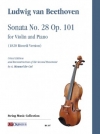 ソナタ・No.28・Op.101（ベートーヴェン）（ヴァイオリン+ピアノ）【Sonata n. 28 op. 101】