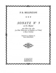 ソナタ・Op.3・No.5・ヘ長調（パオロ・ベネデット・ベリンツァーニ）（オーボエ+ピアノ）【Sonata Op.3, No.5 In F Major】