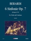 6つのシンフォニー・Op.7（アンジェロ・ベルナルディ）（ヴァイオリン+ピアノ）【6 Sinfonie Op. 7】