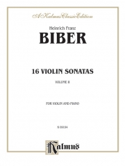 16のヴァイオリン・ソナタ（ハインリヒ・イグナツ・フランツ・フォン・ビーバー）（ヴァイオリン+ピアノ）【16 Violin Sonatas】