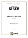 16のヴァイオリン・ソナタ（ハインリヒ・イグナツ・フランツ・フォン・ビーバー）（ヴァイオリン+ピアノ）【16 Violin Sonatas】