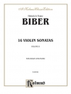 16のヴァイオリン・ソナタ（ハインリヒ・イグナツ・フランツ・フォン・ビーバー）（ヴァイオリン+ピアノ）【16 Violin Sonatas】