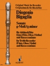 ソナタ・ト短調（ディオゲニオ・ビガーリャ）（ソプラノリコーダー+ピアノ）【Sonata in G Minor】