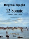 12のソナタ・Op.1（ディオゲニオ・ビガーリャ）（ヴァイオリン+ピアノ）【12 Sonate Op. 1】