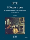 8つのソナタ（マルティーノ・ビッティ）（ヴァイオリン+ピアノ）【8 Sonate a due】