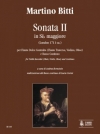ソナタ・No.2・変ロ長調（マルティーノ・ビッティ）（ヴァイオリン+ピアノ）【Sonata II in Si bemolle maggiore】
