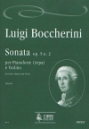 ソナタ・Op.5・No.2（ルイジ・ボッケリーニ）（ヴァイオリン+ピアノ）【Sonata Op. 5 N. 2】