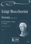 ソナタ・Op.5・No.3（ルイジ・ボッケリーニ）（ヴァイオリン+ピアノ）【Sonata Op. 5 N. 3】